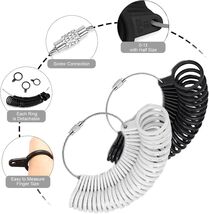 Professional Ring Sizer Measuring Tool Kit 7Pc Measurer for US Sizes 1-1... - $5.49