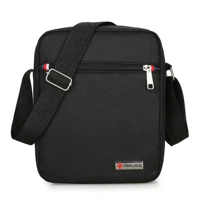 Men&#39;s Bag Fashion Small Canvas Casual Handbags Male Crossbody Shoulder Messenger - £15.47 GBP