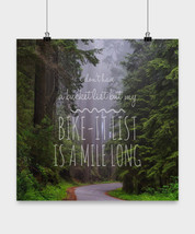 Bicycle Poster I Don&#39;t Have A Bucket List But My Bike-It List Is A Mile Long 12&quot; - £14.15 GBP
