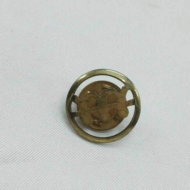Vintage Gold Tone Enamel McDonald&#39;s Lapel Hat Pin - $5.34