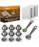 Triplot 10pcs Reusable Capsules for Nespresso OriginalLine - Refillable ... - $1,347.94 MXN