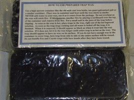 Black wax Trapper&#39;s this is an odorless and non cracking trap wax New sale - $11.87+
