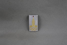 Summer Olympic Games Pin - Moscow 1980 Official Logo - Stamped Pin - $15.00
