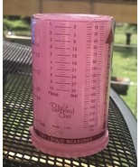 Pampered Pink Chef Measure-All Cup 1 Cup Measuring Liquids Solids Wet Dry - $177.57 MXN