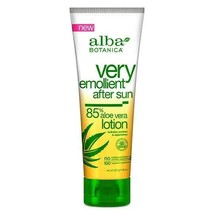 NEW Alba Botanica After Sun 80% Aloe Vera Lotion 8 Fl Oz - £10.24 GBP