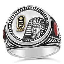 Artisan made Thutmose III sterling silver 925,10k cartouche - $93.06