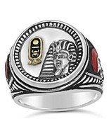 Artisan made Thutmose III sterling silver 925,10k cartouche - $93.06