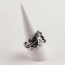 Claw Ring Silver Color Size 9 & 10 Unisex Fashion Jewlery image 3