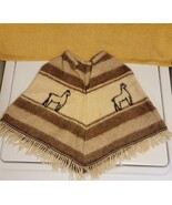 Vintage 80s Childs Woven Poncho Alpaca Wool Lama Baby 6M - 2T - €47,64 EUR Vintage 80s Childs Woven Poncho Alpaca Wool Lama Baby 6M - 2T - €47,64 EUR