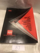 1993 GMC Truck Light Duty Fuel And Emissions Service Manual - $11.88