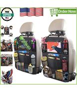 Versatile Car Organizer with 9 Pockets and Tablet Holder - 2 Pack for Fa... - $738.34 MXN