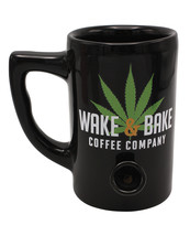 Wake &amp; Bake Coffee Mug - 10 oz Black - $25.99+