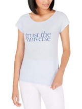 allbrand365 designer Ideology Womens Trust The Universe Graphic Yoga T-Shirt,XXL - £21.66 GBP