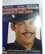 Mustache Gangster Human Hair Black  Human Hair Rubies 3 1/2&quot; - $12.52 CAD