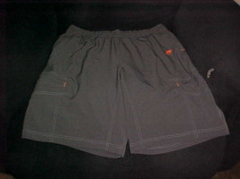 Nike Men&#39;s Cargo XL Dark Gray Shorts Polyester Size 36-38 Slightly Worn - $19.79