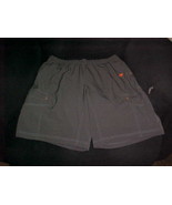 Nike Men&#39;s Cargo XL Dark Gray Shorts Polyester Size 36-38 Slightly Worn - $19.79