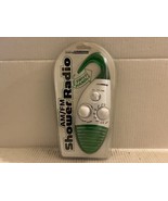 Living Solutions Green &amp; White AM/FM Shower Radio with Swivel Handle Mod... - $34.64