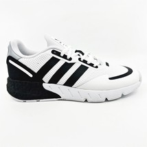 adidas ZX 1K Boost Cloud White Black Men Athletic Sneaker FX6510 - £46.34 GBP