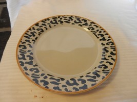 Robert A. Geary 2017 Zambia Safari Ceramic Dinner Plate Cheetah Spots Pa... - £35.88 GBP