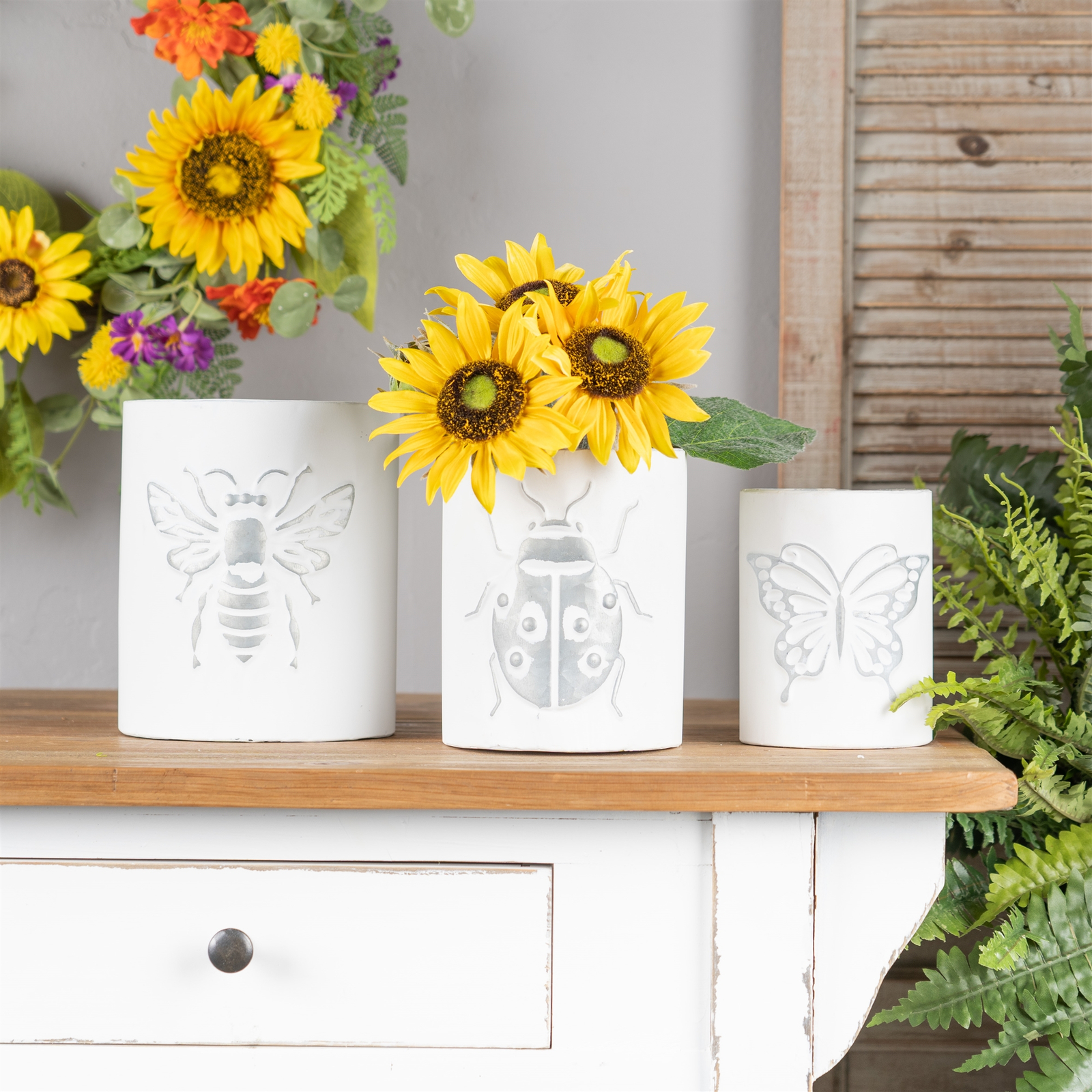 Brushed Metal Insect Pot (Set of 3) - $56.19