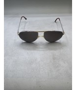 Vintage CHRISTIAN DIOR 2248 60mm Silver  Gold Aviator Sunglasses Austria... - $194.03