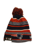 NFL New England Patriots Team Pride New Era Cuffed Pom Knit Hat Beanie NEW! - £11.86 GBP