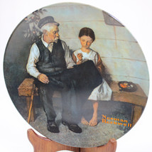 VINTAGE Knowles Norman Rockwell The Lighthouse Keepers Daughter Collector Plate - £7.75 GBP