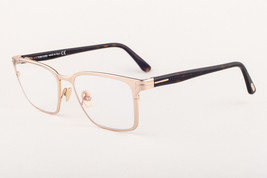 Tom Ford 5733 028 Rose Gold Black / Blue Block Eyeglasses TF5733 028 55mm - £189.08 GBP