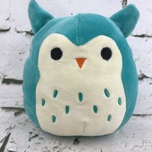Squishmallows Winston Mini 5.5” Plush Teal Blue Owl Super Soft Stuffed A... - $11.13