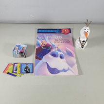 Frozen Lot of 3 Big Snowman, Little Snowman Book Olaf Figure 5&quot; and Card... - £8.74 GBP