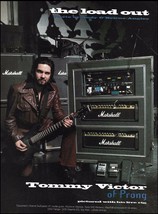 Prong Tommy Victor Charvel Guitar &amp; Marshall Amps stage gear pin up photo print - £3.16 GBP