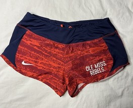 Nike Dri For Ole Miss Rebels Shorts Women’s Small Red &amp; Blue Activewear - $25.00