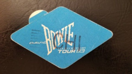 DAVID BOWIE - VINTAGE ORIGINAL SERIOUS MOONLIGHT CHICAGO 83 CLOTH BACKST... - $279.60 MXN