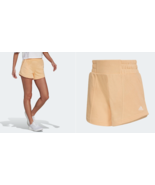 new adidas HYPERGLAM FRENCH TERRY SHORTS women&#39;s sz L glam sport pants p... - $19.70