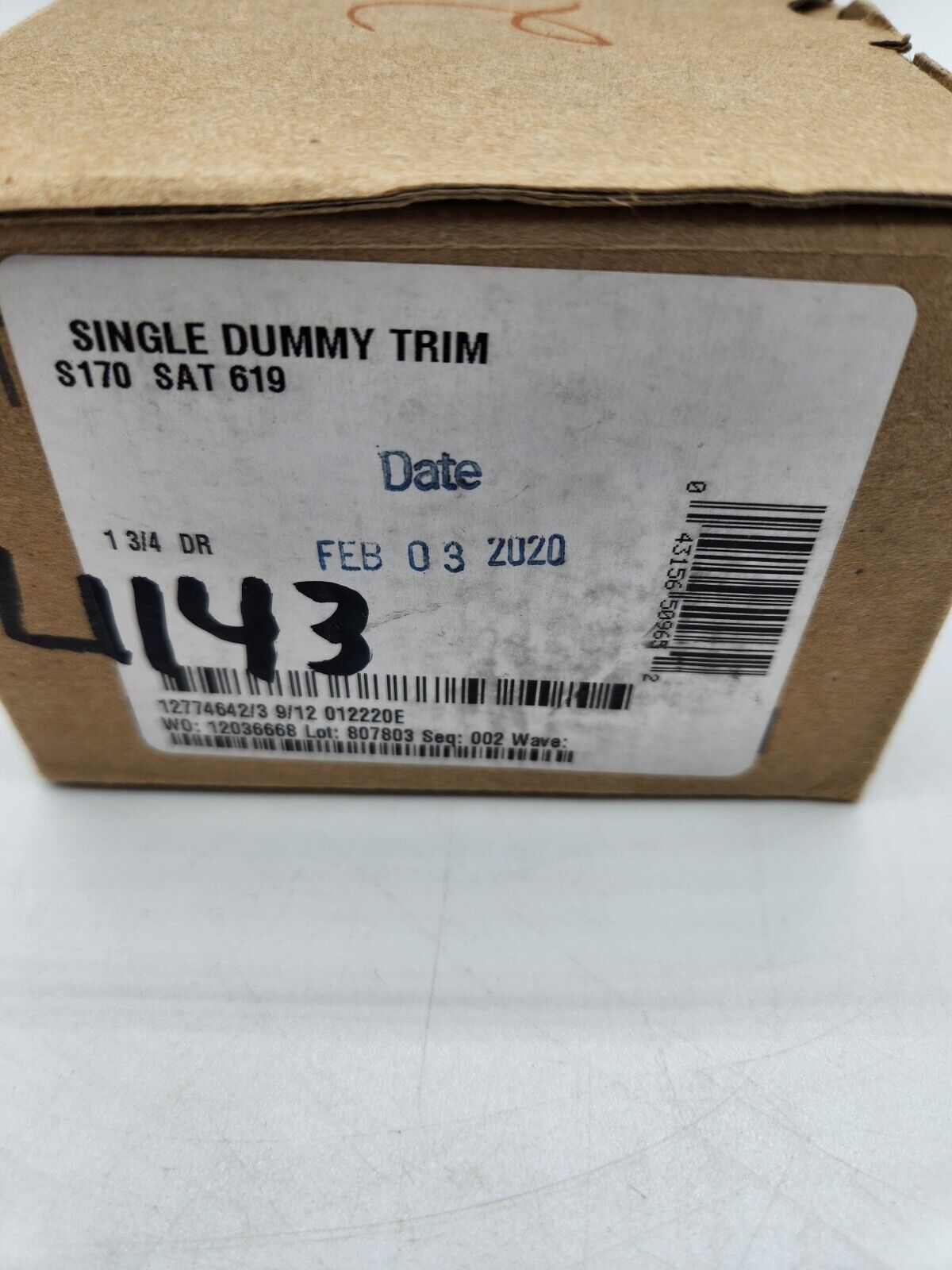 Schlage S170 SAT 619 Single Dummy Lever - $6.88