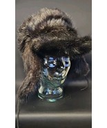 Mink Fur Trapper Hat Ushanka Russian Aviator Ear Flaps Quilted Lining VT... - $388.56 CAD