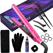 Hair Straightener Hair Curler All in 1 Professional Negative Flat Iron,A... - £17.50 GBP