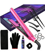 Hair Straightener Hair Curler All in 1 Professional Negative Flat Iron,A... - £17.49 GBP