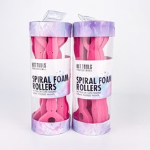 Hot Tools Professional Spiral Foam Rollers 8 ct Lot Of 2 No Pins Or Clip Needed - £13.68 GBP