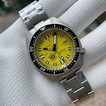 SD1977T New Arrival 2022 Unique Design Yellow Dial BGW9 Luminous 42MM Stainless  - £260.05 GBP