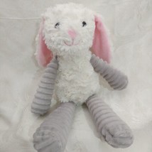 Walmart Bunny Rabbit Adorable Beige &amp; Pink Ears Ribbed Gray Arms &amp; Legs ... - $18.81