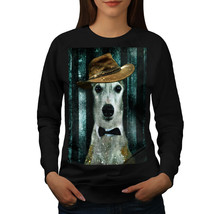 Wellcoda Greyhound Cute Funny Womens Sweatshirt, Funny Casual Pullover Jumper - £23.02 GBP+