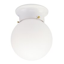 6107000 5-13/16-Inch LED Indoor Flush Mount Ceiling Fixture, White Finis... - $484.96 MXN+