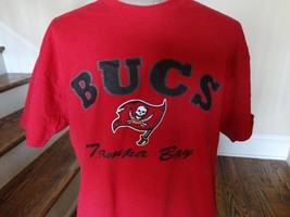 Vintage 90's Red Lee Sport Tampa Bay BUCS Buccaneers Cotton NFL T-shirt XL USA - £18.95 GBP