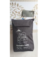 High Sierra 50 L Small Packable Duffel Bag - Dark Gray With Blue  - $11.07 CAD