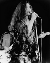 Janis Joplin 1960&#39;S In Concert Singing B/W 16X20 Canvas Giclee - £52.59 GBP