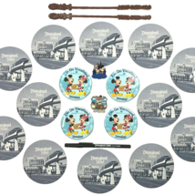 Disneyland Hotel Button AAA Pin Coasters Pen Trader Sams Tiki Swizzle Bu... - $35.64