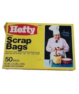 Vintage Hefty Scrap Bags Box Retro 1970s Kitchen Storage - 50 Count Plas... - $1,680.73 MXN