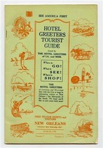New Orleans Hotel Greeters Tourist Guide March 1938 Louisiana  - £19.58 GBP