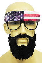 Morris Costumes SG1972 Sunstache Blk Beard Cl - £64.57 GBP